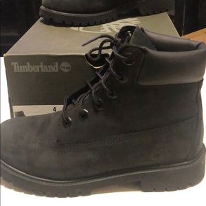 Timberland 6” Waterproof Boot Black 4Y